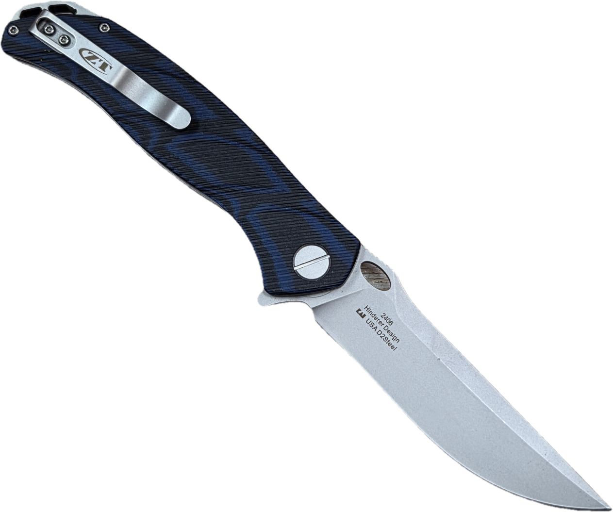 Нож складной ZT 2406, G10 - Вольные стрелки