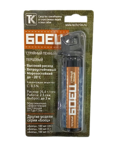 Баллон аэроз. "Боец" струйный  пенный 100мл. (OC)