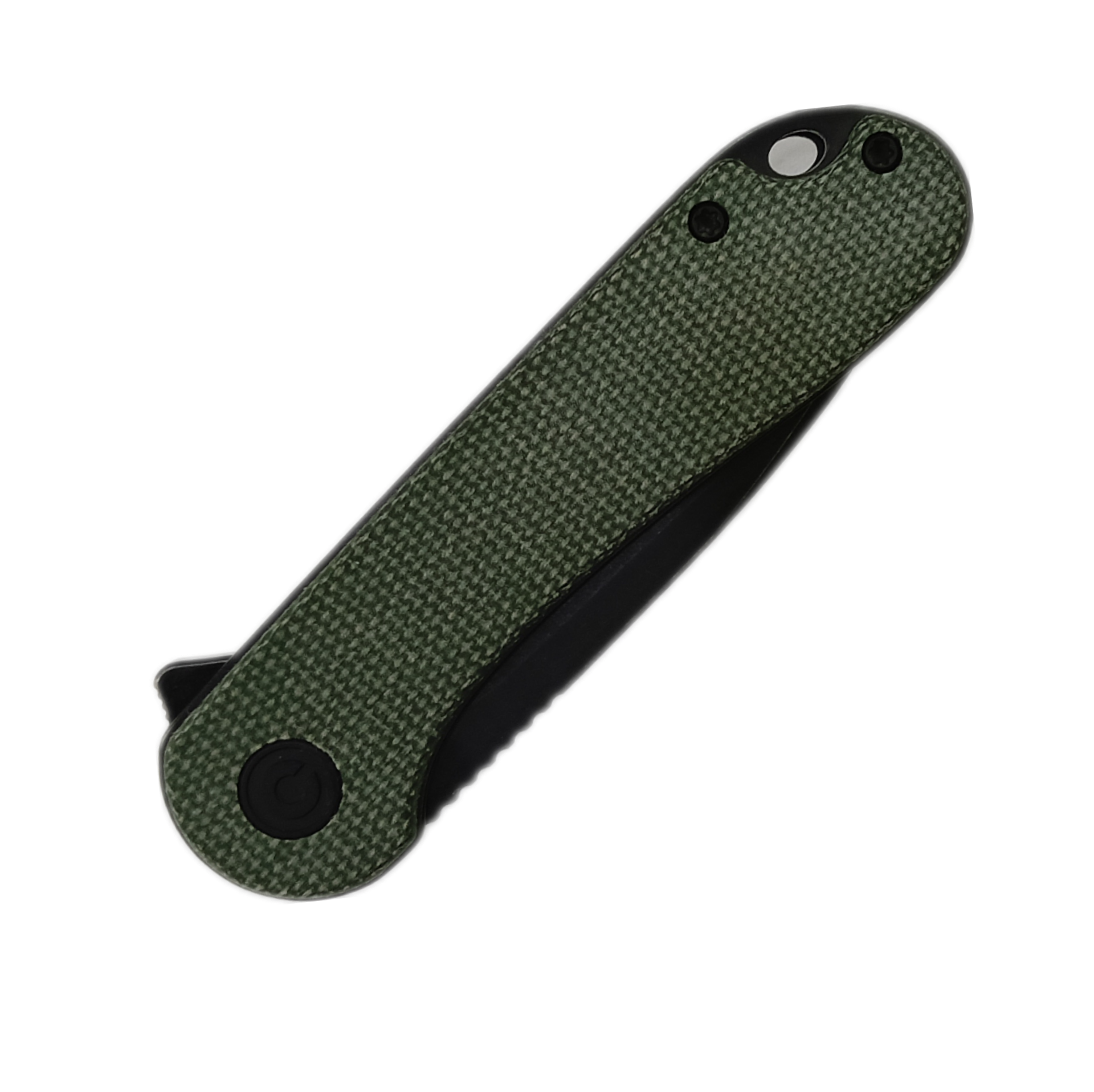 Нож складной CIVIVI Elementum D2, Green micarta, черный - Вольные стрелки