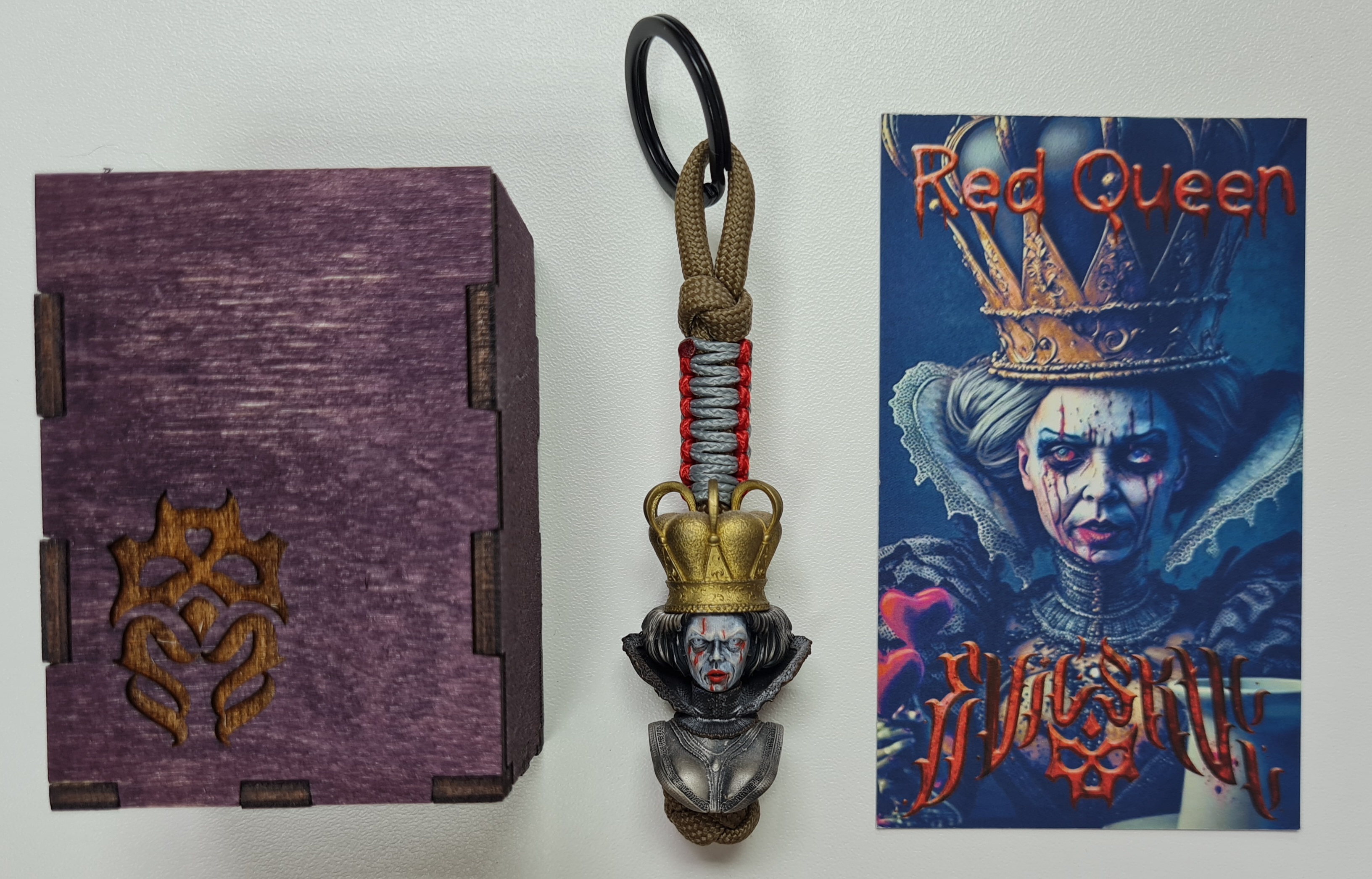 Темлячная бусина Evil skull "Алиса в стране чудес. Красная Королева" лимитированное издание