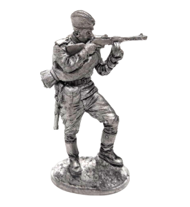 Солдат олово пеший WW2-48 Автоматчик пехоты Красной Армии, 1943-45 гг. СССР