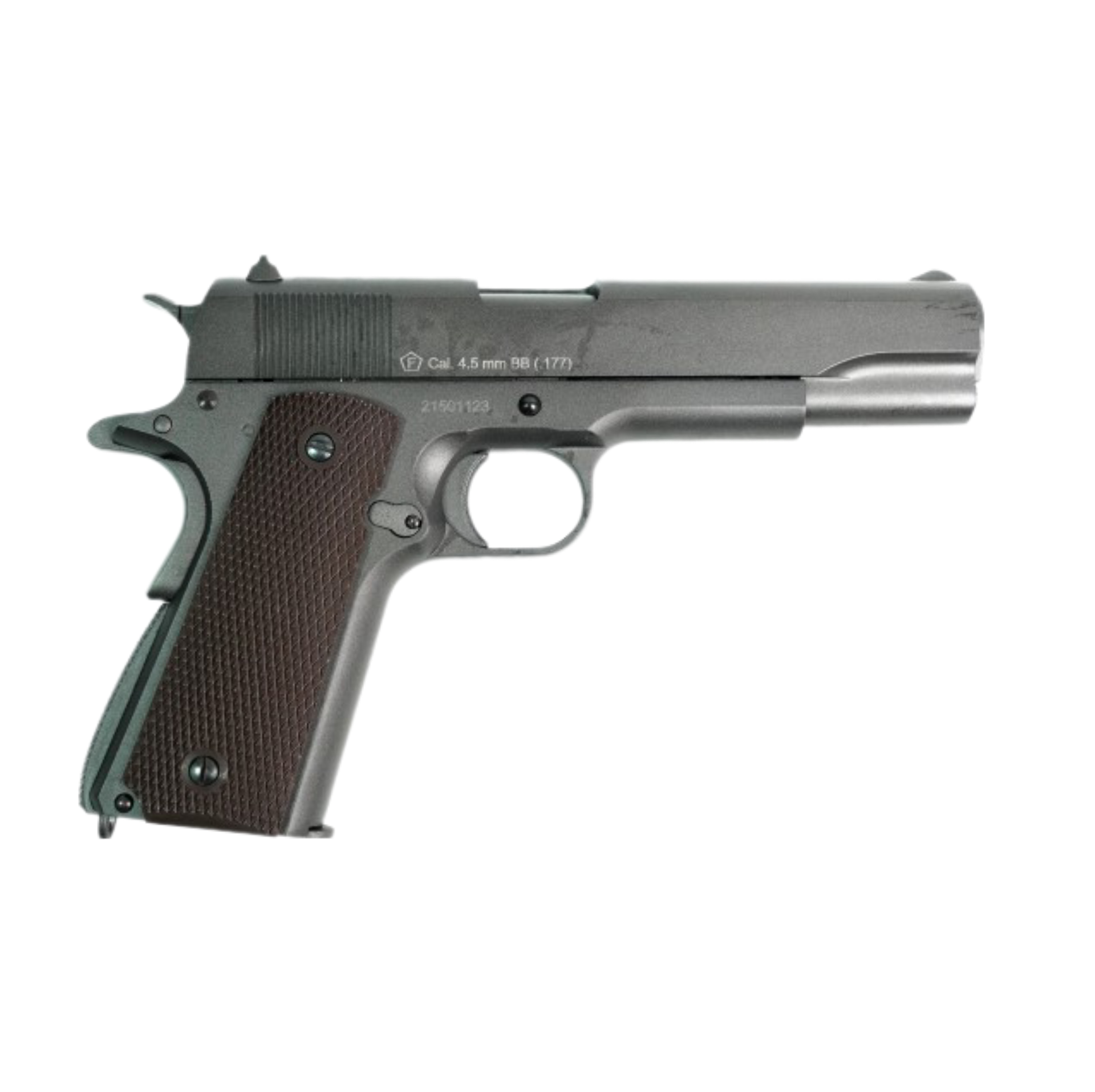 Пистолет пневматический Stalker STC (аналог "Colt 1911A1") к.4,5мм, 100 м/с, металл, HOP-UP, блоубэк