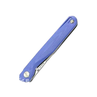 Нож Mr. Blade Astris, D2, blue handle, автограф - Вольные стрелки