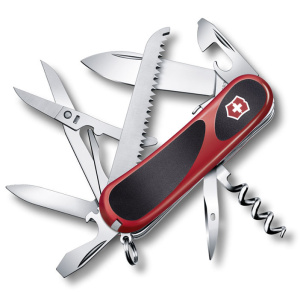 Нож Victorinox 2.3913.SC EvoGrip S17 85мм 15функций красно-чёрный