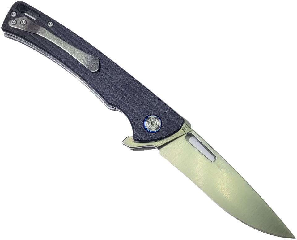 Нож реплика МБШ, микарта, D2, liner-Lock - Вольные стрелки