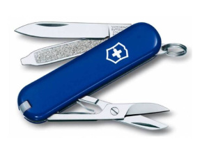 Нож Victorinox 0.6223.2. брелок CLASSIC 58 мм. синий