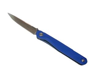 Нож Mr. Blade Astris, D2, blue handle, автограф