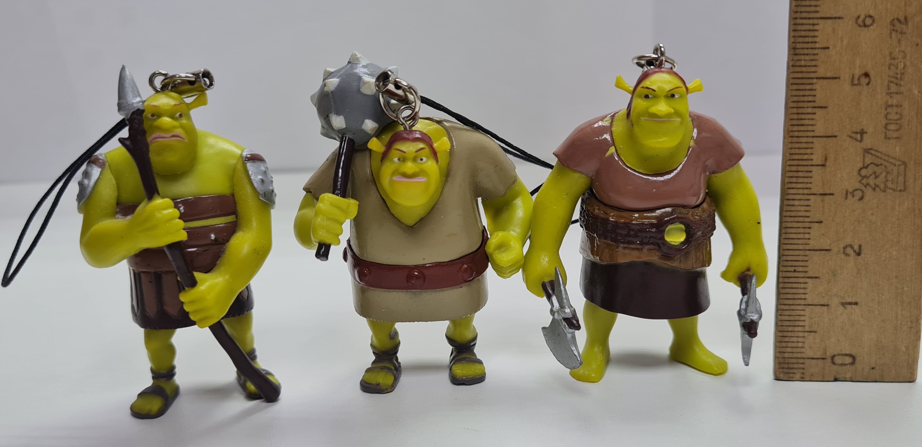 Набор коллекционных фигурок-брелков "Шрек навсегда. Огры" 3шт. - Вольные стрелки