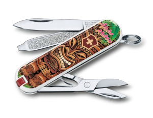 Нож Victorinox 0.6223.L1809. брелок CLASSIC 58 мм. / "Aloha Kakou"