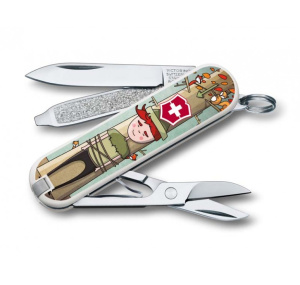 Нож Victorinox 0.6223.L1609. брелок CLASSIC 58 мм. / "Wilhelm Tell"