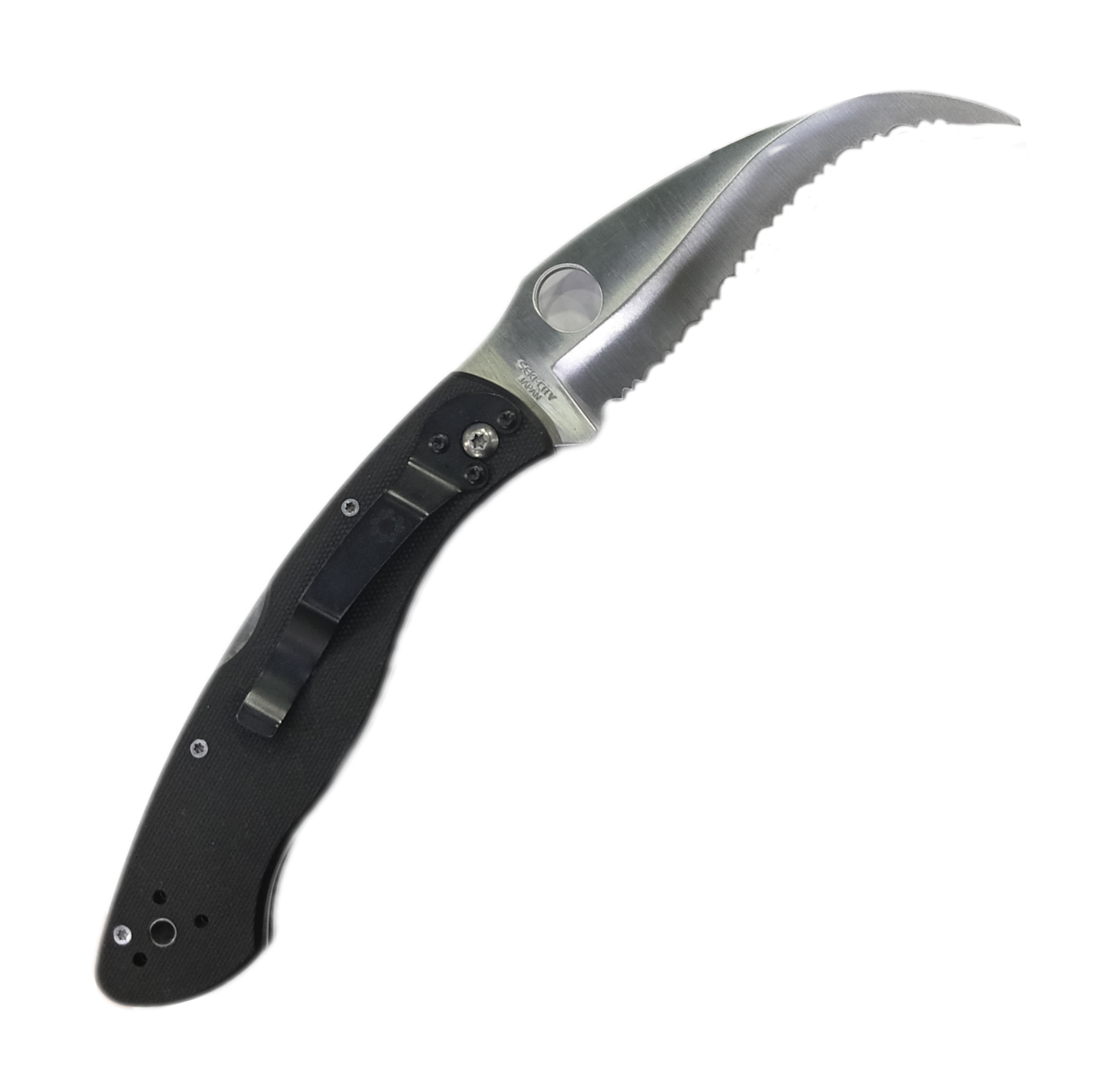Нож Spyderco Civilian C12 black (реплика) - Вольные стрелки