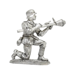 Солдат олово пеший vnt-03 Немецки пехотинец с Фауст-патроном, 1944-45