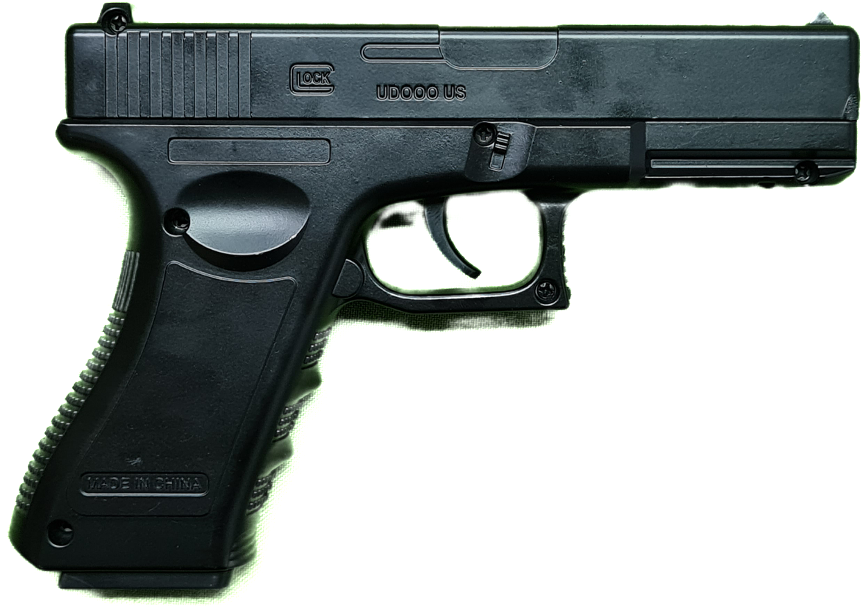 Игрушка Пистолет с пульками Glock, металл, С7 - Вольные стрелки