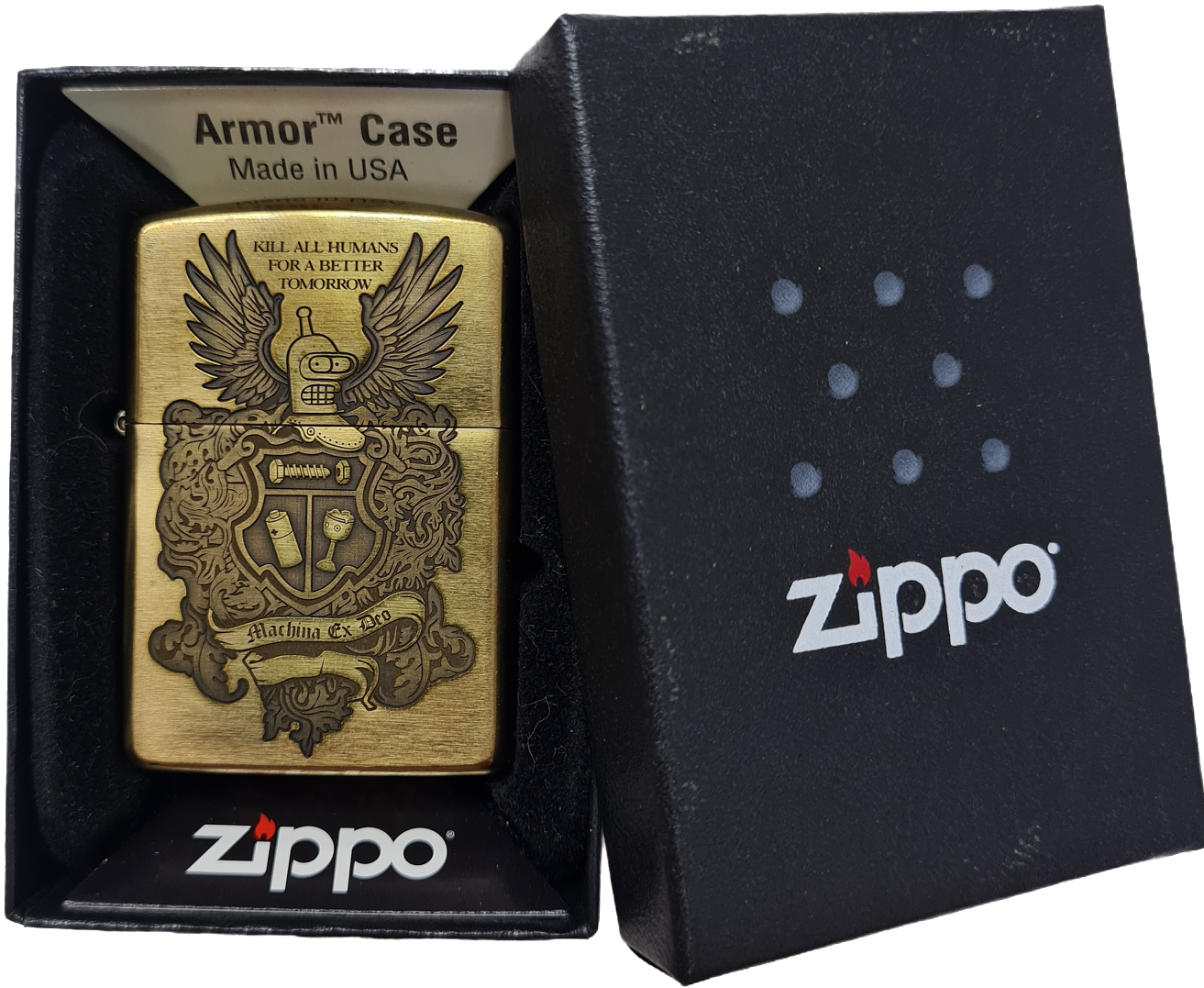 Зажигалка Zippo - Bender. Futurama