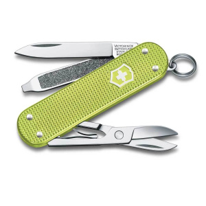 Нож Victorinox 0.6221.241G брелок Classic Lime Twist 58мм 