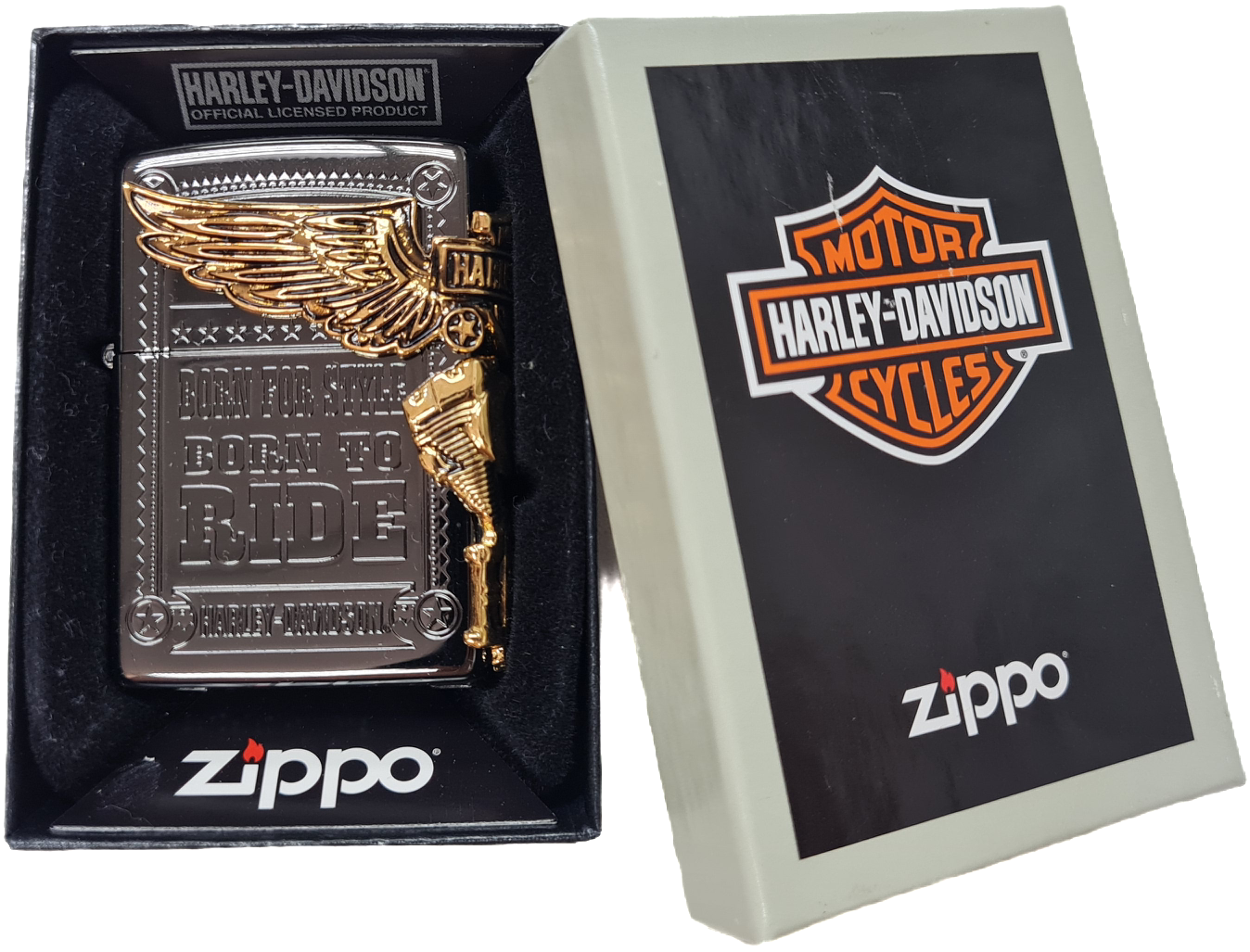 Зажигалка Zippo A9FB4 HDP-48 Harley-Davidson 