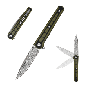 Нож Sdokedc 2, VG10 Damascus steel, gr/bl
