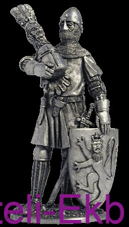 Солдат олово пеший M17 Немецкий рыцарь Гюнтер фон Шварцбург, 1345 год