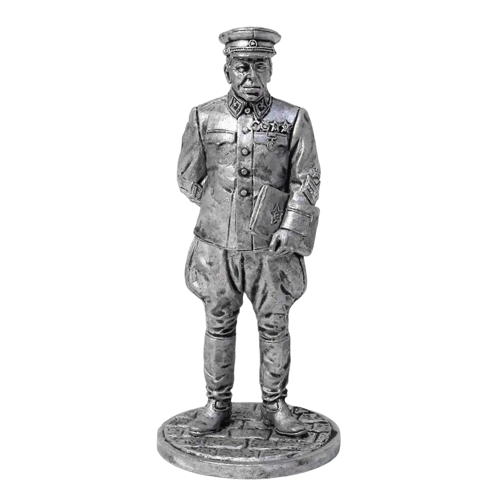 Солдат олово пеший WW2-2 Нач. Генштаба РККА маршал Б.М. Шапошников, 1941-42 гг. СССР