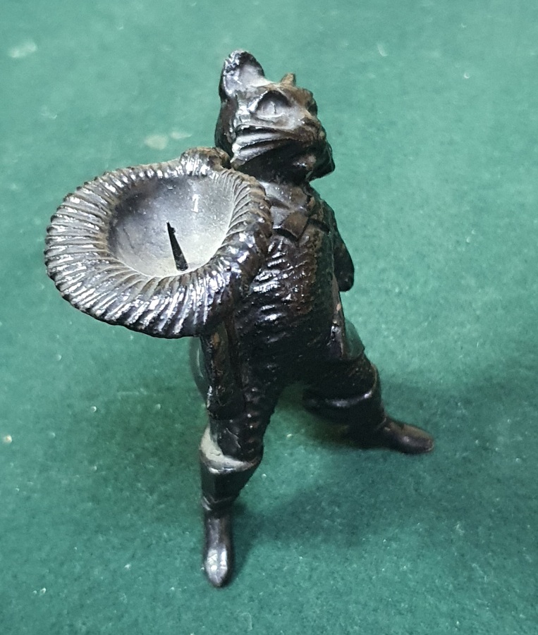 Подствечник "Кот в сапогах", 9 см,  литьё  - Вольные стрелки