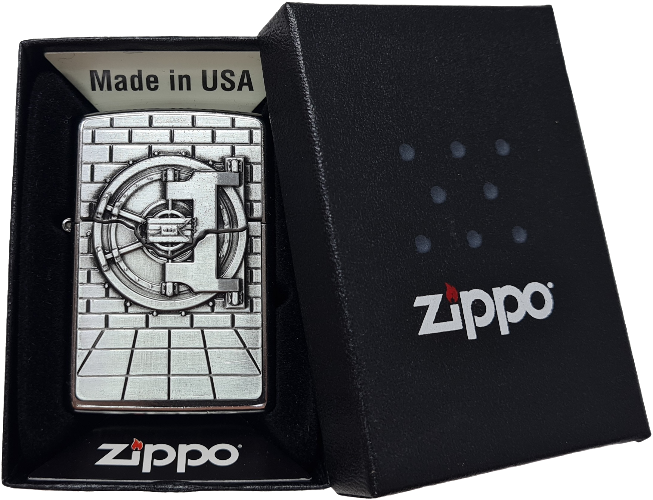 Зажигалка Zippo 29555 Safe w Gold Cash Surprise