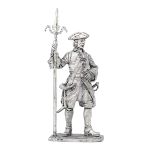 Солдат олово пеший R279 Канонир Артиллерийского полка с пальником, 1704-25 гг. Россия