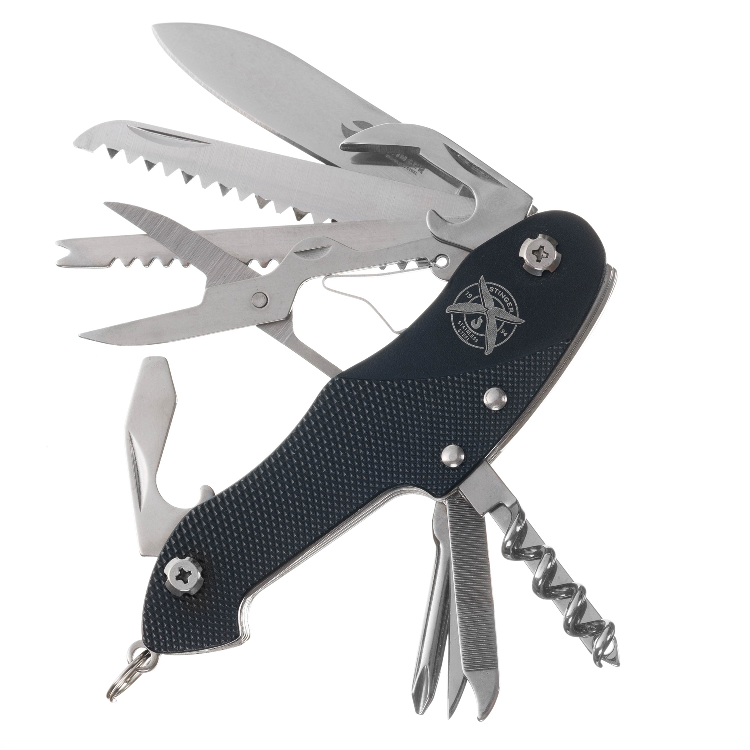 Нож складной STINGER FK-KG5011L7, 15 функций - Вольные стрелки