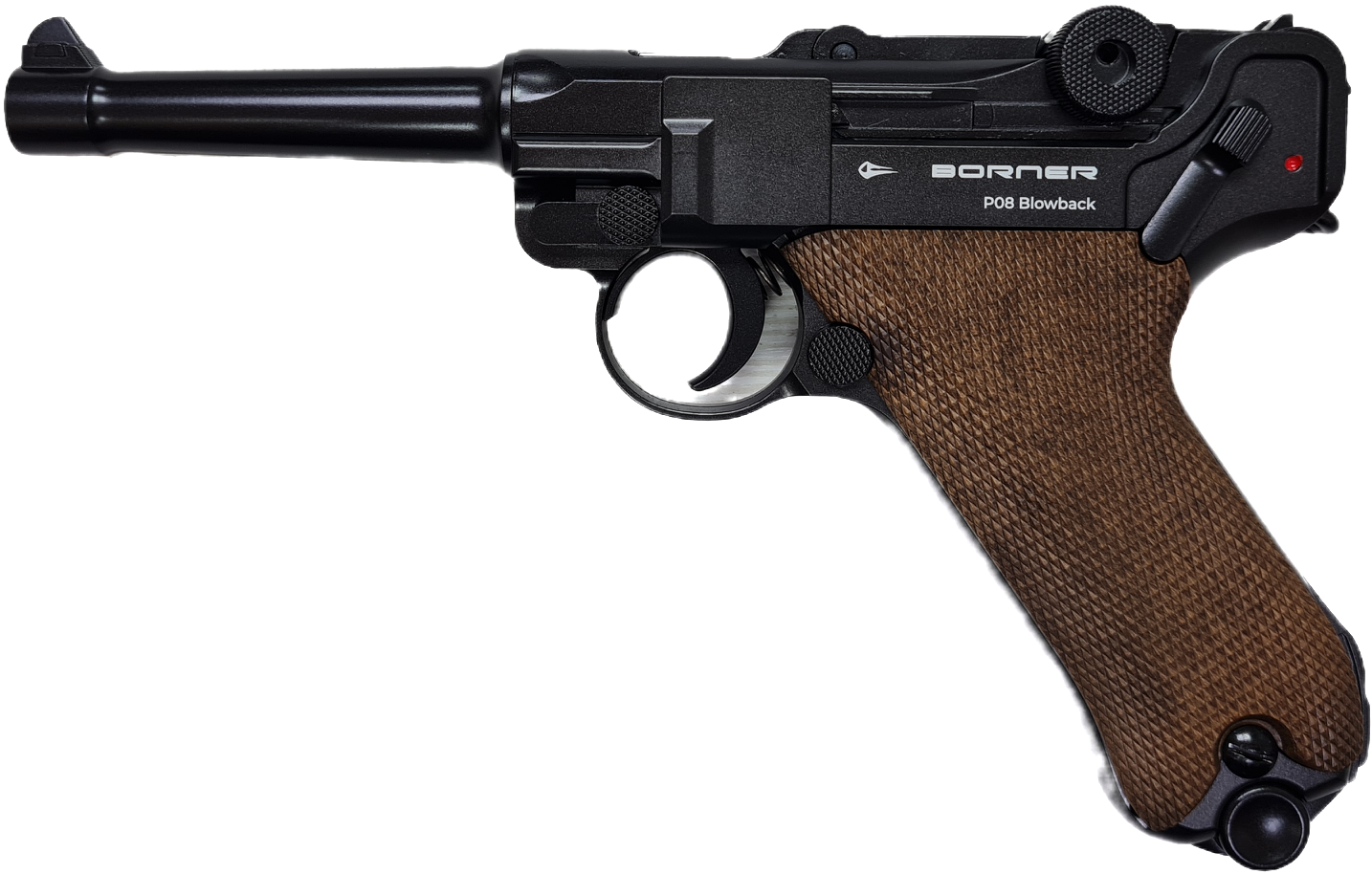 Пистолет пневматический BORNER P08 Blowback, кал. 4,5 мм /BBs