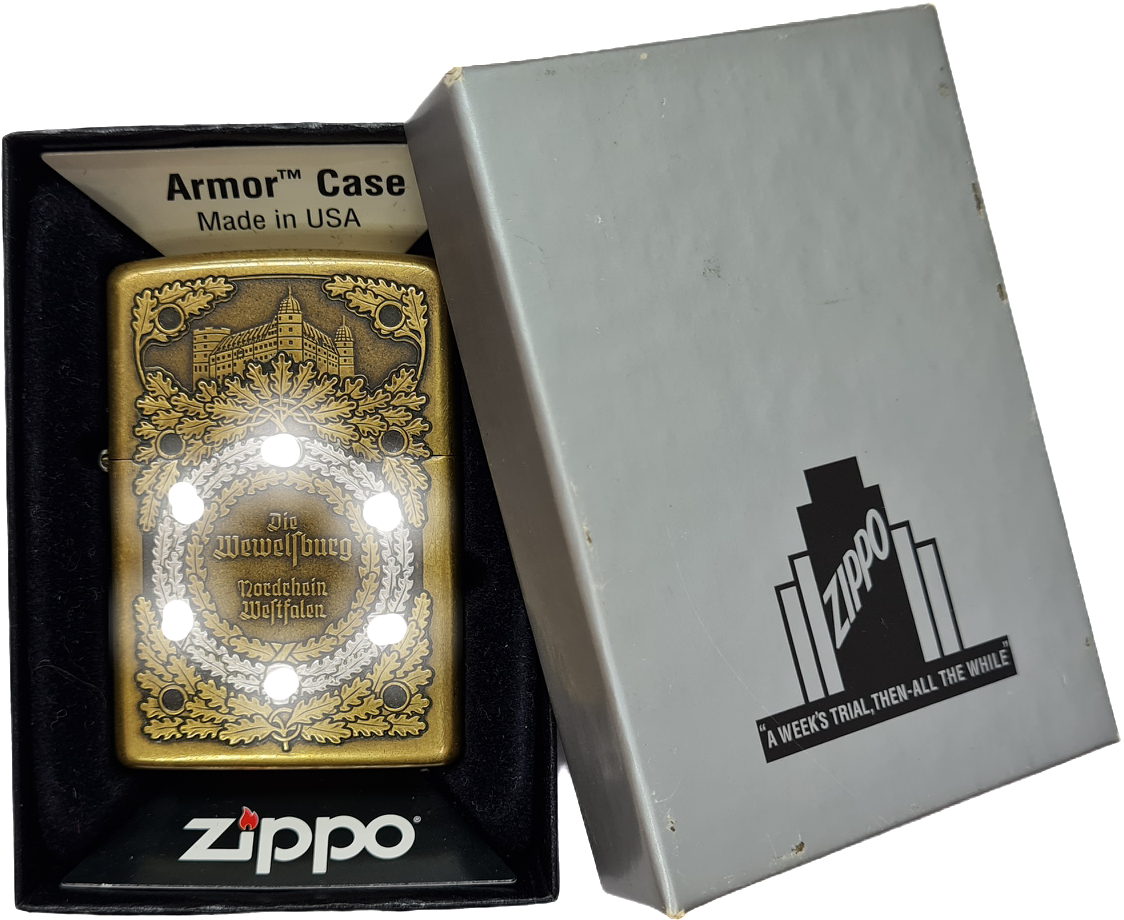 Зажигалка Zippo - Die Wewelsburg (Авторская работа)
