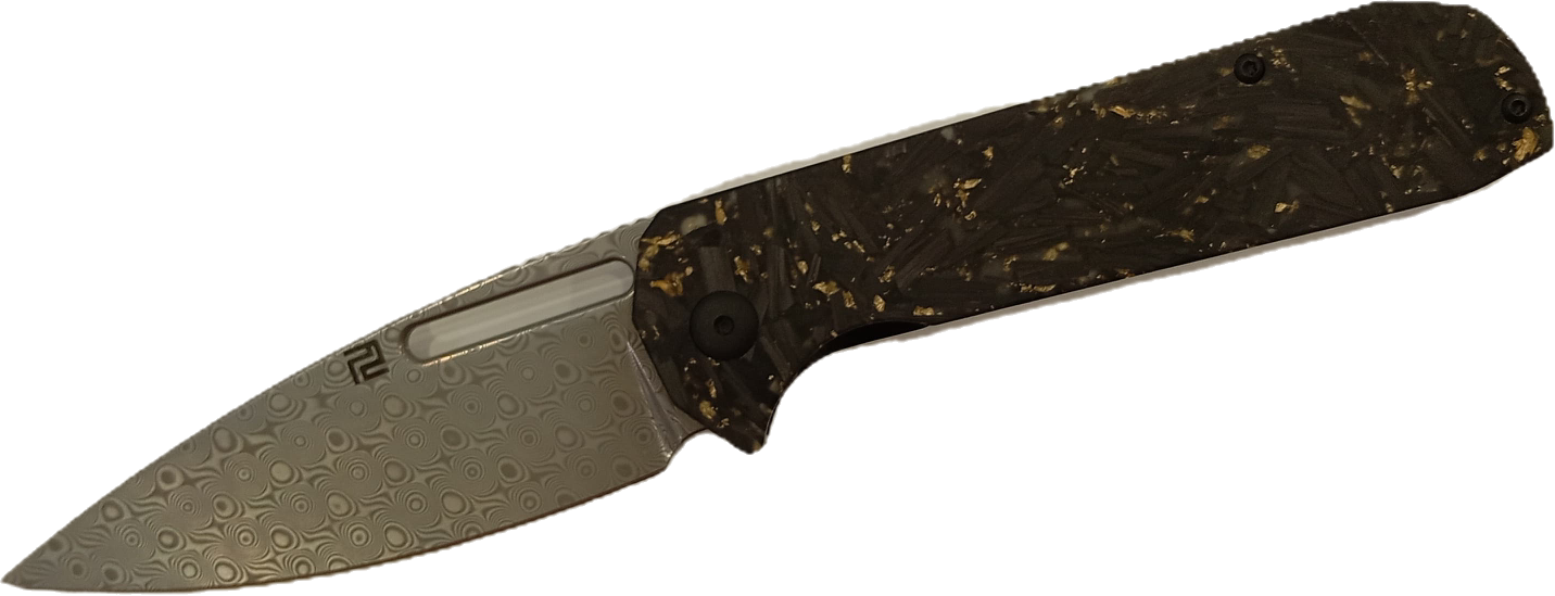 Нож Artisan Cutlery Arion, дамаск, карбон